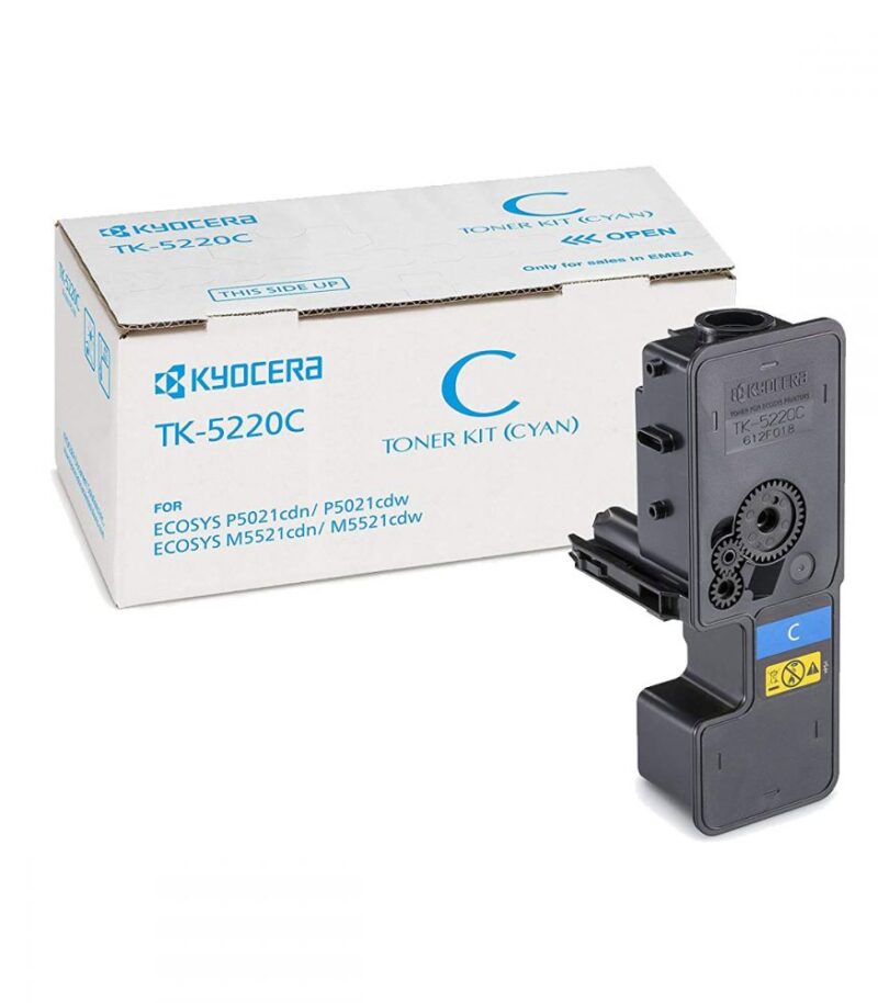 Toner Laser Kyocera Mita TK-5220C Cyan SC - 1,2K Pgs