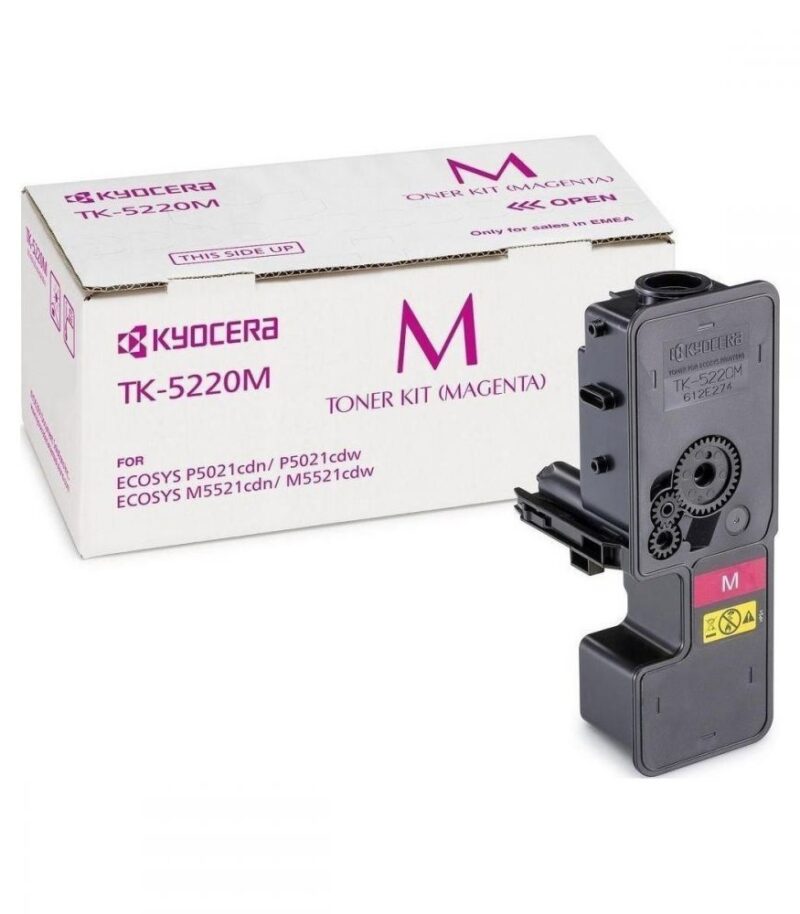 Toner Laser Kyocera Mita TK-5220M Magenta SC - 1,2K Pgs