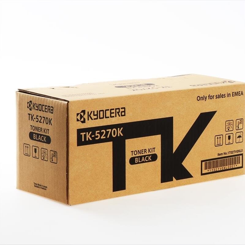 Toner Laser Kyocera Mita TK-5270K Black - 8K Pgs