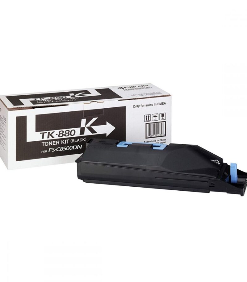 Toner Laser Kyocera Mita TK-880K Black - 25K Pgs