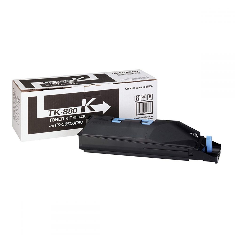 Toner Laser Kyocera Mita TK-880K Black - 25K Pgs