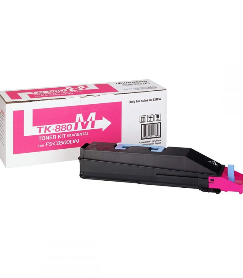 Toner Laser Kyocera Mita TK-880M Magenta - 18K Pgs