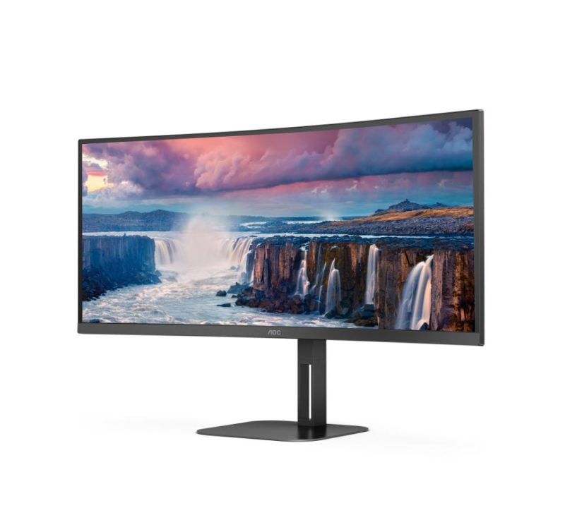 Led Aoc Cu34v5c Qhd Va Curved 34''