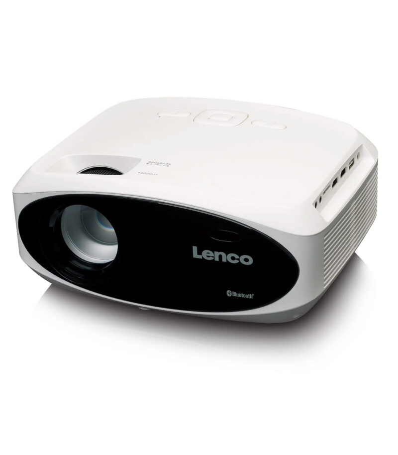 Lenco Projector Λάμπας LED με Ενσωματωμένα Ηχεία Λευκός - LPJ-900WH