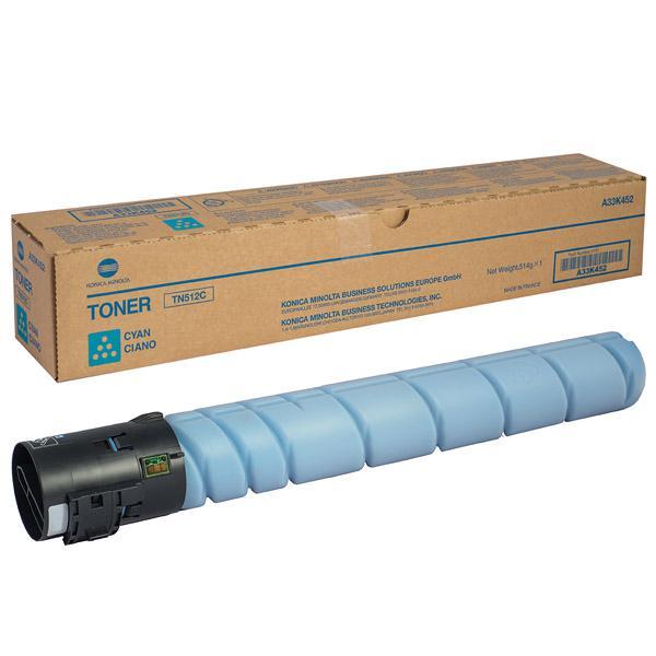 Toner Copier Konica-Minolta-QMS TN512C Cyan 35k