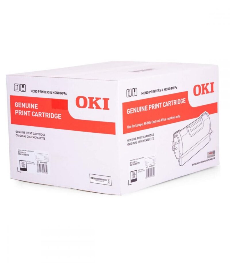 Toner Laser Oki 45488802 and Drum Black - 18K Pgs