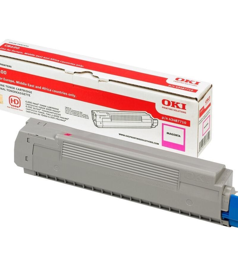 Toner Laser Oki 43487710 Magenta - 6K Pgs