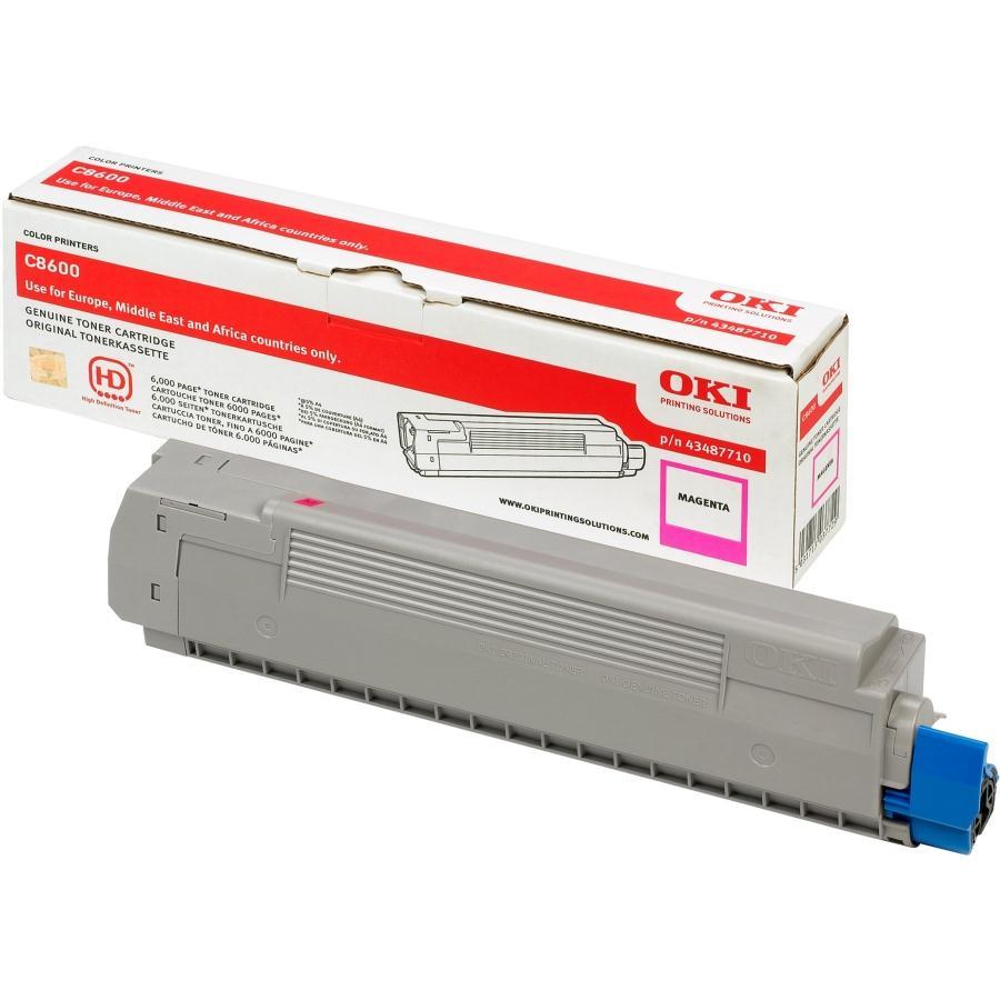 Toner Laser Oki 43487710 Magenta - 6K Pgs