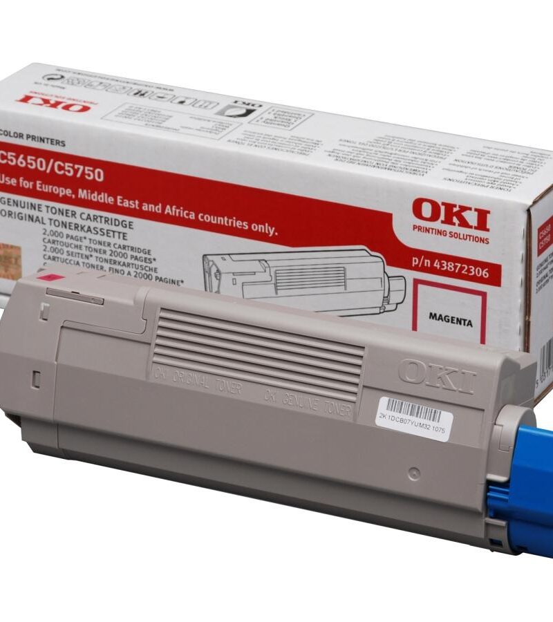 Toner Laser Oki 43872306 Magenta 2K Pgs