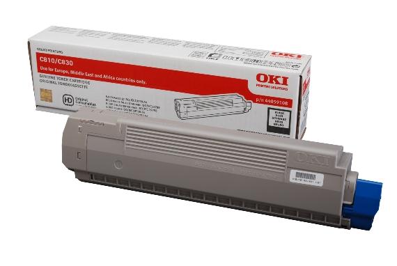 Toner Laser Oki 44059108 Black 8K Pgs