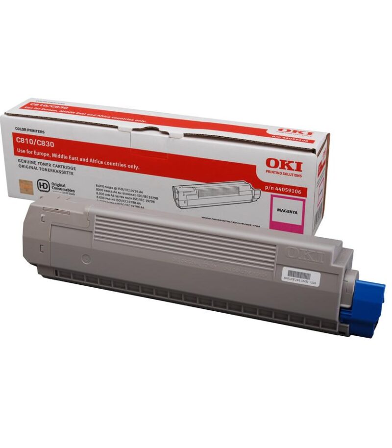 Toner Laser Oki 44059106 Magenta 8K Pgs