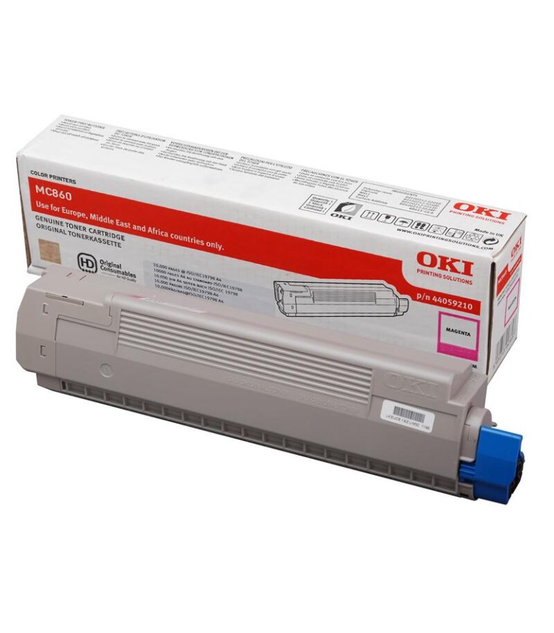 Toner Laser Oki 44059210 Magenta - 10K Pgs