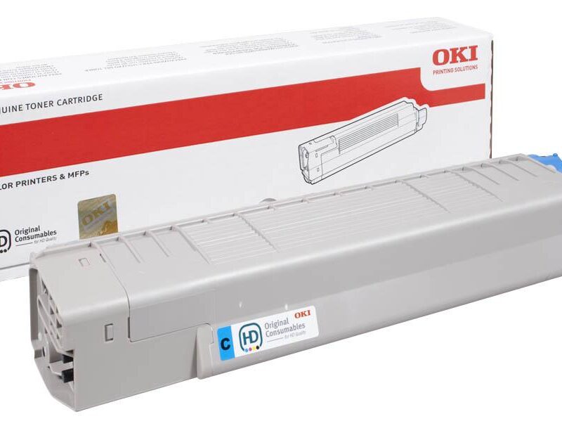 Toner Laser Oki 44643003 Cyan - 7.3K Pgs