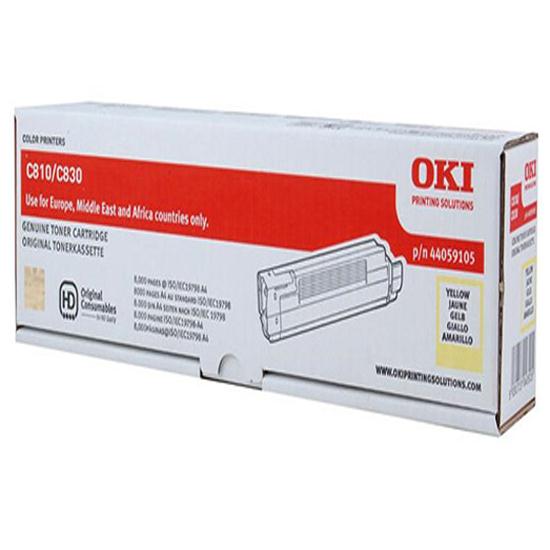 Toner Laser Oki 44059165 Yellow - 7.3K Pgs