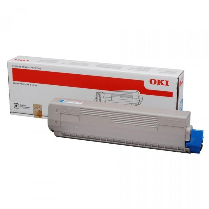 Toner Laser Oki 44059255 Cyan - 10K Pgs
