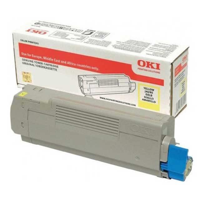 Toner Laser Oki 46507505 Yellow - 6K Pgs