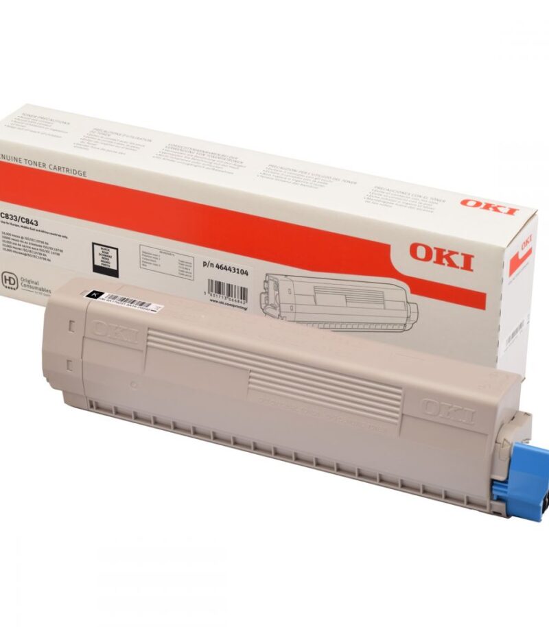 Oki Laser  Toner 46443104 Black - 10K Pgs