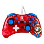 PDP - Wired Controller for Nintendo Switch and Pc Mario Red/Blue Candy