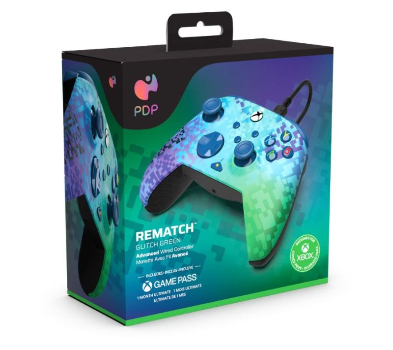 Pdp - Wired Controller for Xbox Series X/s and Pc Green/purple