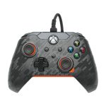 PDP - Wired Controller for Xbox Series X/S and PC Orange/Black Camo