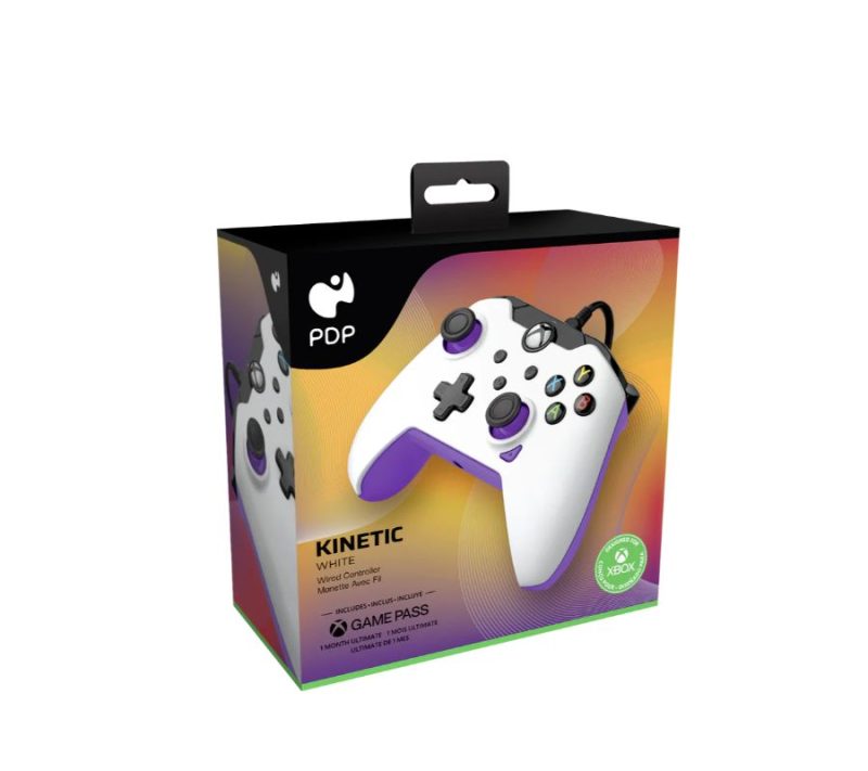 Pdp - Wired Controller for Xbox Series X/s and Pc Purple/white