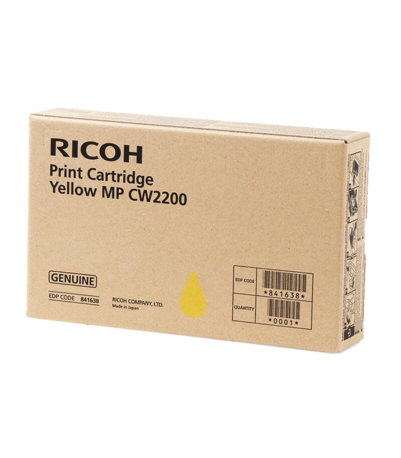 Ink Cart Ricoh MP-CW 2200 Yellow 440 Pgs