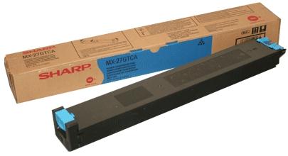 Toner Copier Sharp MX-27GTCA Cyan - 15k Pgs