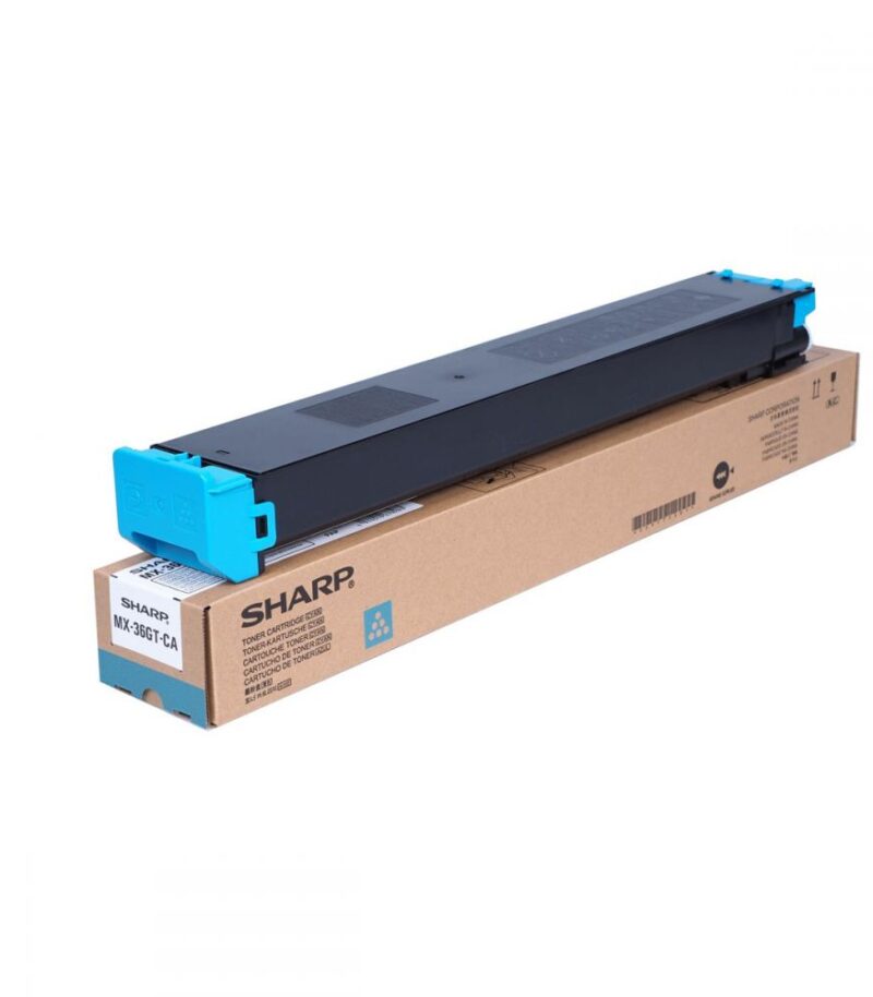 Toner Copier Sharp MX-36GTCA Cyan 15k Pgs