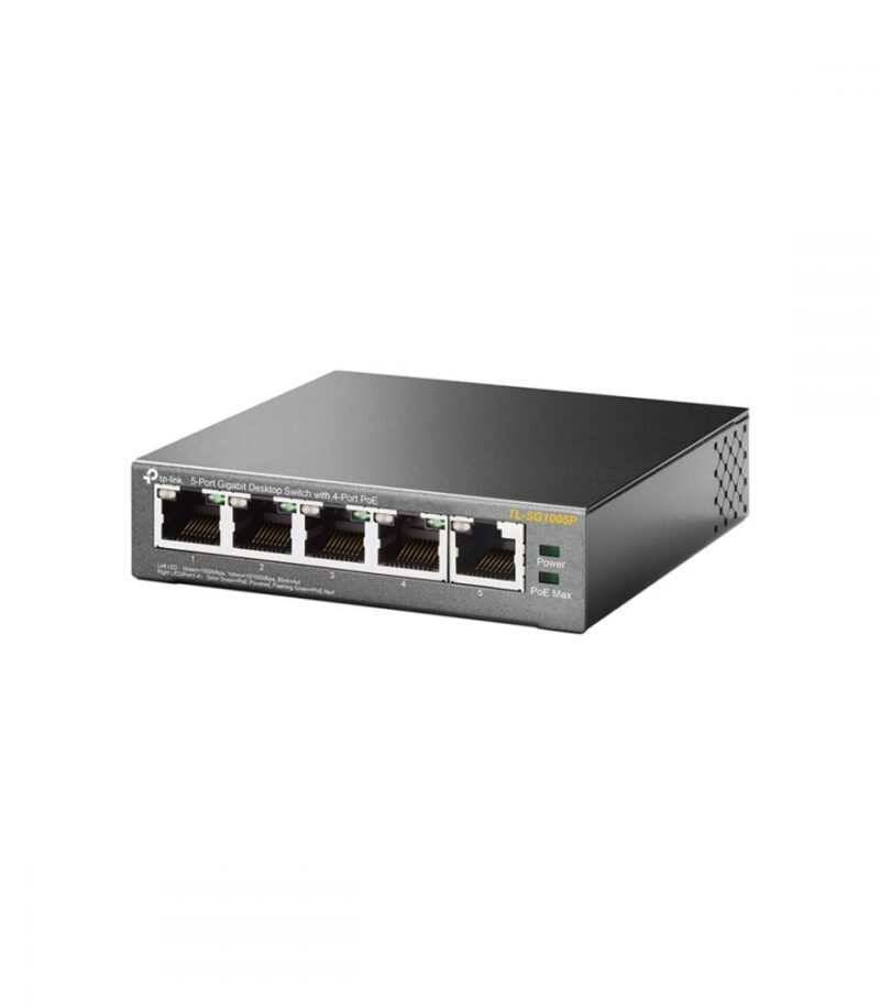 Switch TP-Link 5-Port Gigabit Desktop Switch with 4-Port PoE TL-SG1005P