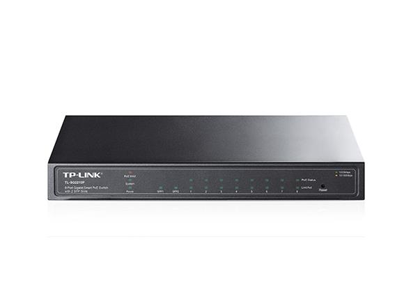 Switch TP-Link 8-Port Gigabit Smart PoE TL-SG2210P with 2 SFP Slots