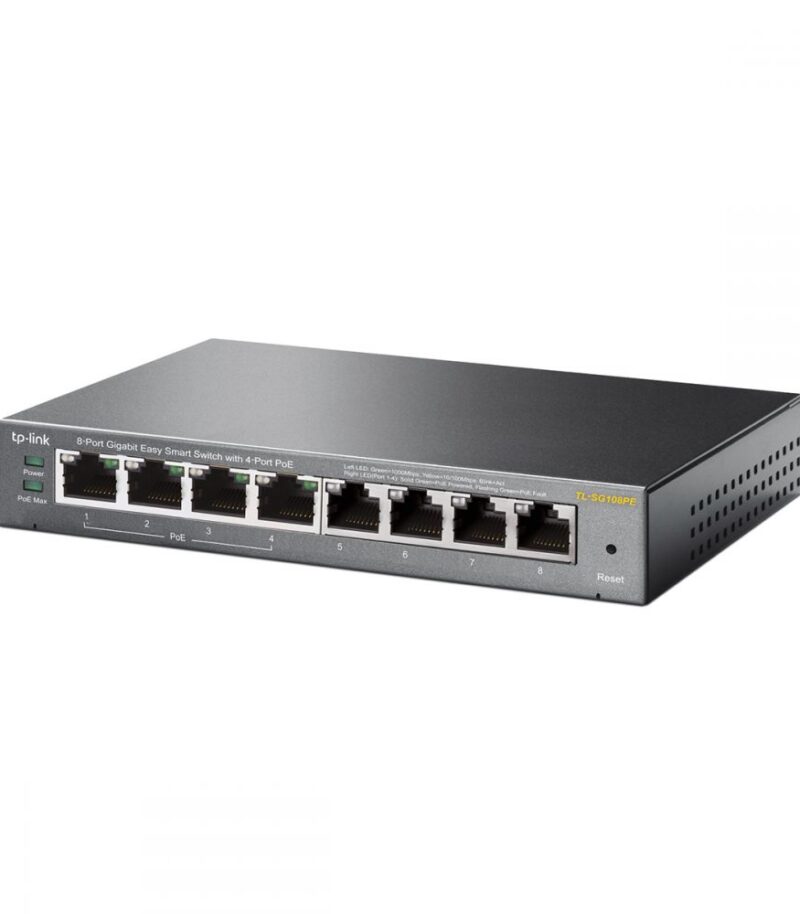 TL-SG108PE - 8-Port Gigabit Easy Smart Switch with 4-Port PoE