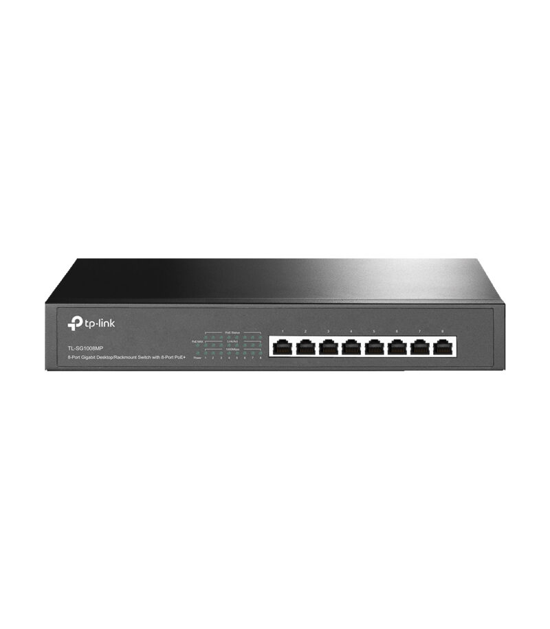 TP-Link 8-Port Gigabit Switch with 8-Port PoE+ TL-SG1008MP