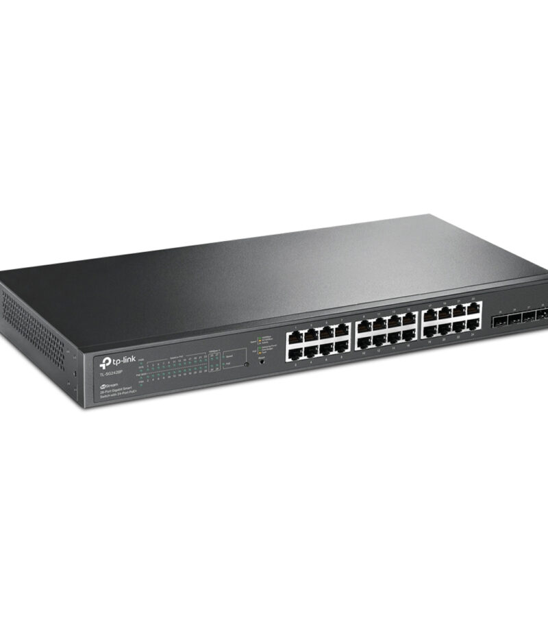 TL-SG2428P JetStream 28-Port Gigabit Smart Switch with 24-Port PoE+