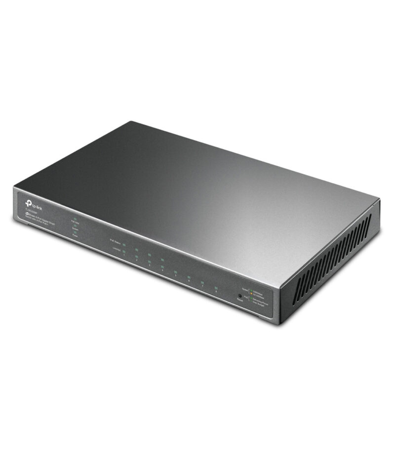 TP-Link JetStream 8-Port Gigabit Smart Switch with 4-Port PoE+ TL-SG2008P