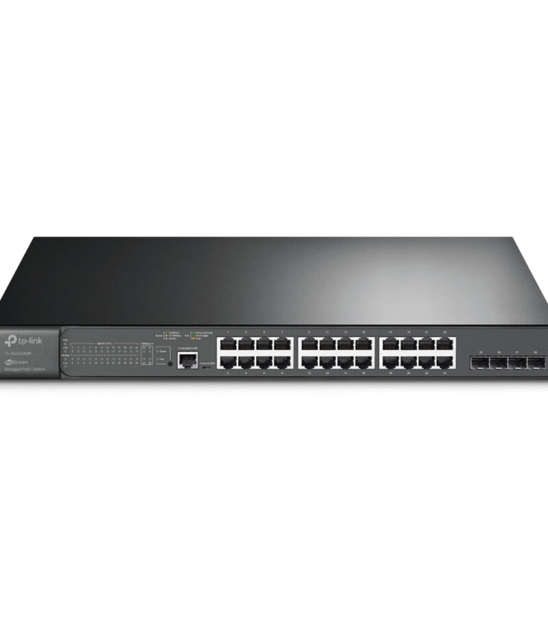 TP-Link TL-SG3428MP JetStream 28-Port Gigabit L2 Managed Switch with 24-Port PoE+
