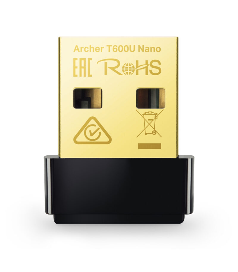TP-Link Archer T600U Nano AC600 Wireless USB Adapter - Archer T600U Nano