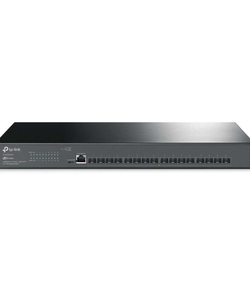 TP-Link JetStream 16-Port 10GE SFP+ L2+ Managed Switch - TL-SX3016F
