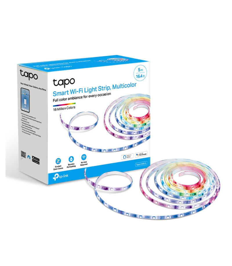TP-Link Tapo L920-5 Smart Wi-Fi Light Strip Multicolour 5m - Tapo L920-5