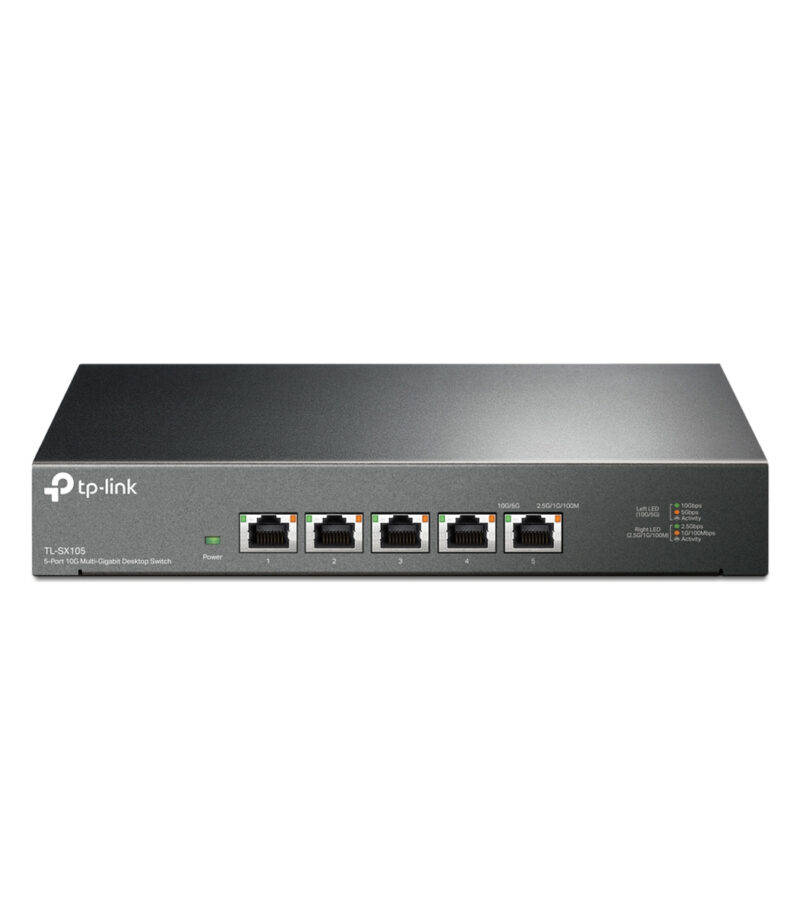 TP-Link 5-Port 10G Multi-Gigabit Desktop Switch - TL-SX105