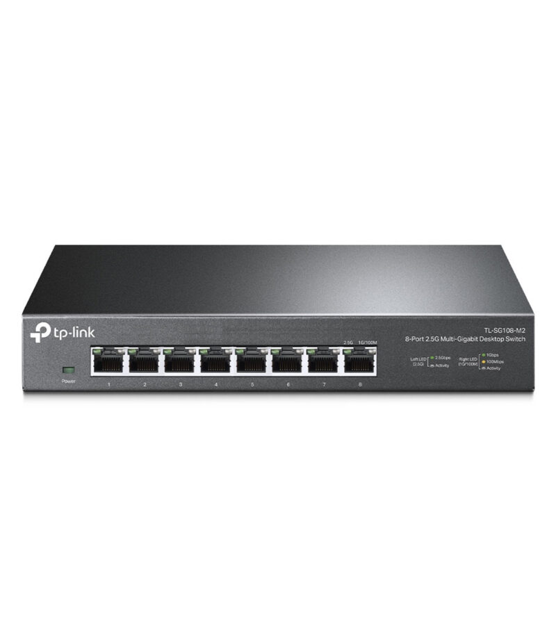 TP-Link 8-Port 2.5G Multi-Gigabit Desktop Switch - TL-SG108-M2