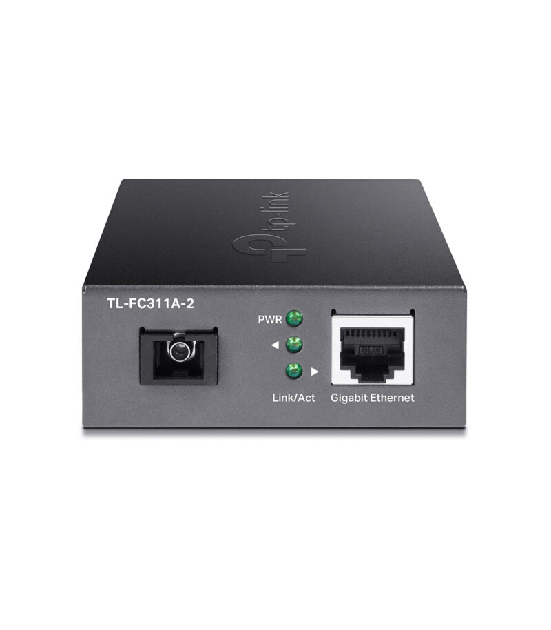 TP-Link TL-FC311A-2 10 100 1000 Mbps RJ45 to 1000 Mbps Single-mode SC WDM Bi-Directional Fiber Converter