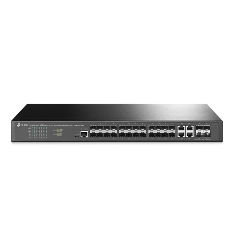 TP-Link  TL-SG3428XF JetStream 24-Port SFP L2+ Managed Switch with 4 10GE SFP+ Slots