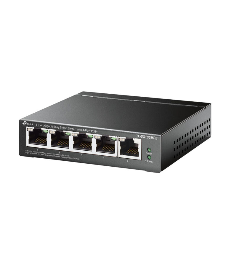 TP-Link 5-Port Gigabit Easy Smart Switch with 4-Port PoE+