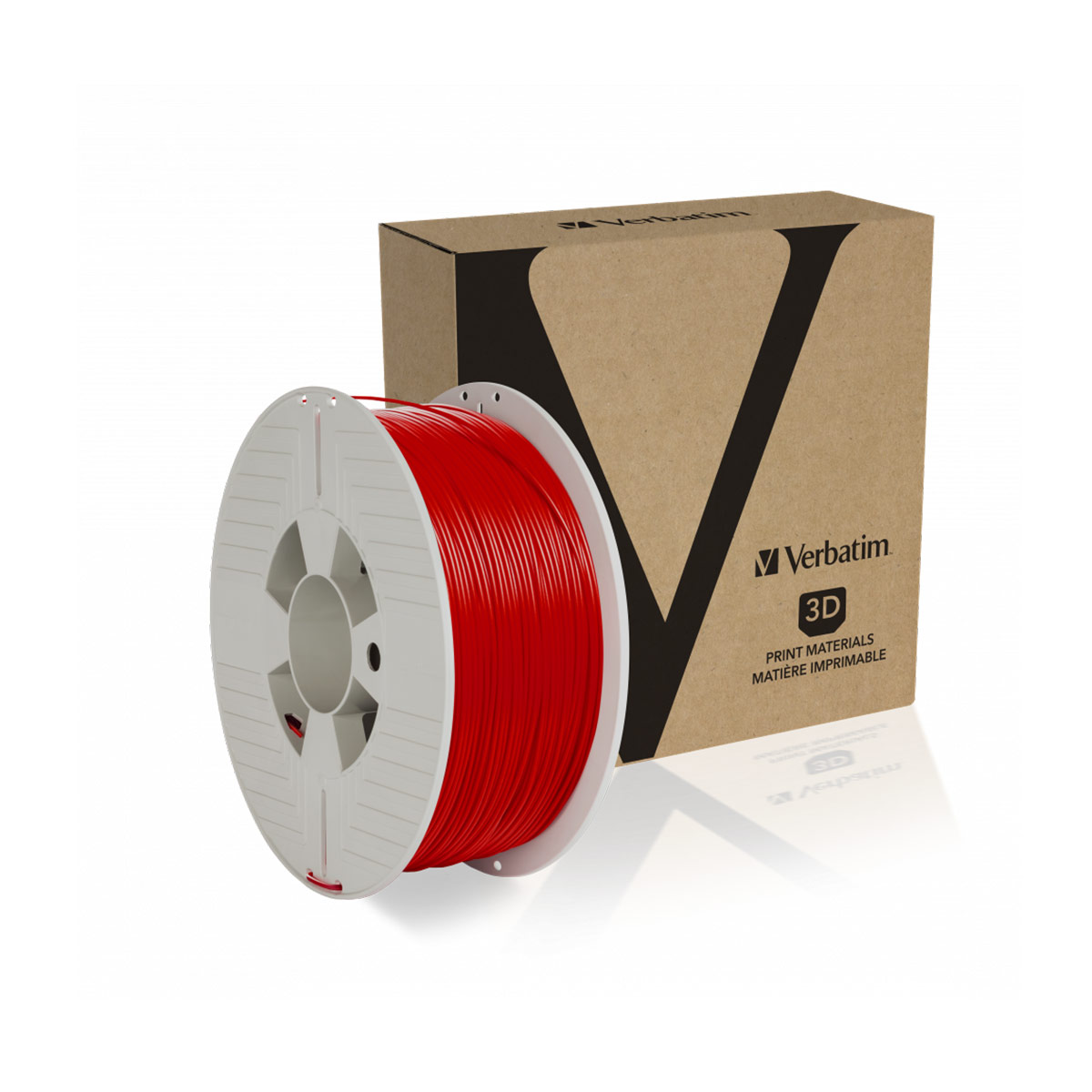 Verbatim 3D Printer Filament PLA 1.75Mm 1Kg Red