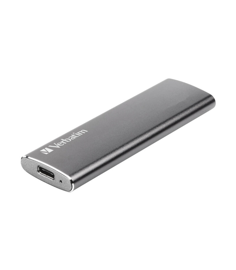 Verbatim Vx500 USB 3.1, USB-C Εξωτερικός SSD 2TB M.2 Ασημί - 47454