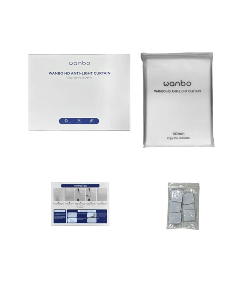 Wanbo HD Anti-Light Curtain 125x221cm 100inch HD