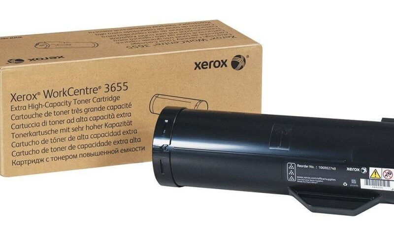Toner Copier Xerox 106R02740 Black Extra Hi Capacity 25.9k Pgs