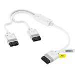 Corsair DIY Y-Cable iCUE Link (1x600mm) with Straight Connectors - White - CL-9011132-WW