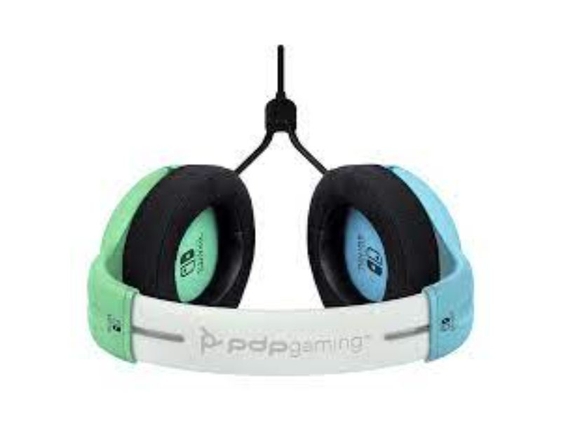 PDP - Wired Gaming Headset for Nintendo Switch Blue/Green LvL40