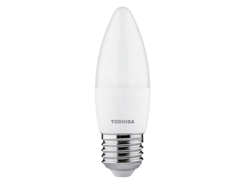 TOSHIBA LED C35 E27 5W 6500K DIMMABLE